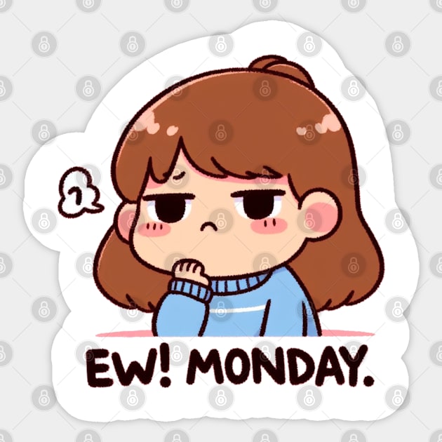 Mondays suck Sticker by NeneTees